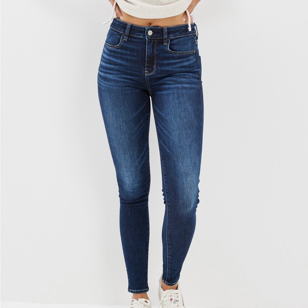 AE Ne(x)t Level High-Waisted Jegging | Short Inseam | Dark Atlantic